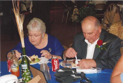 Jimmie and Kay Papageorge at Jimmie's 80th Birthday Party.  Photo Courtesy the Papageorge Family.